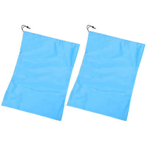 4Pcs Foldable Waterproof Laundry Bag Large Capacity Blue Travel Bag
