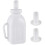 2Sets White Silicone Lamb Feeding Bottles Large Capacity Lamb Feeder 1