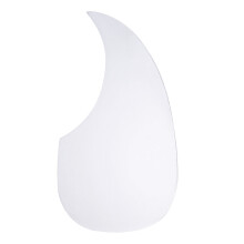 2Pcs White Guitar Plastic Pickguard Durable Anti-Scratch Accessory