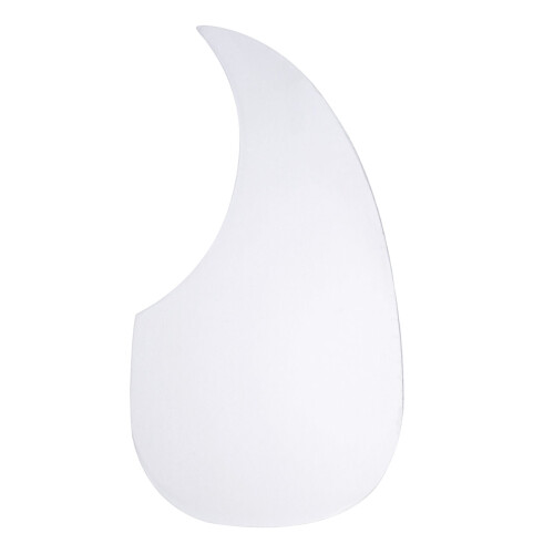 2Pcs White Guitar Plastic Pickguard Durable Anti-Scratch Accessory
