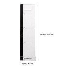 2Pcs Computer Memo Board White Monitor Side Panel for Office Or Home