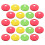 60Pcs Bright Plastic Soccer Cones Durable Football Training Obstacles 1