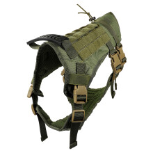 2Pcs Portable Dog Harness Vest for Large Dogs Green German Shepherd