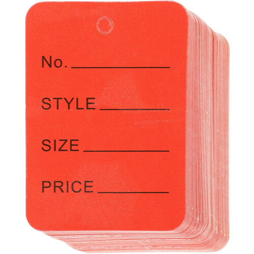 4000Pcs Red Hang Tags for Clothing Jewelry Durable Writable Labels