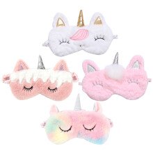 8Pcs Breathable Daily Use Sleep Masks Reusable Eye Covers for Office