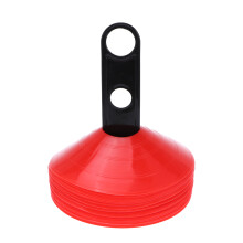 78Pcs Red Soccer Training Marker Trays Durable Football Disc Cones