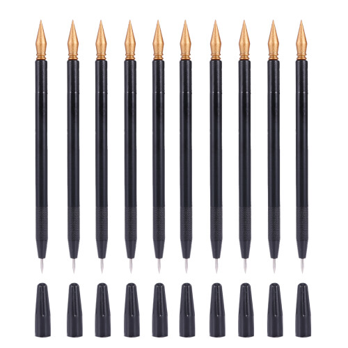 30Pcs Scratch Drawing Pens Black Dual Tips for Painting Experts