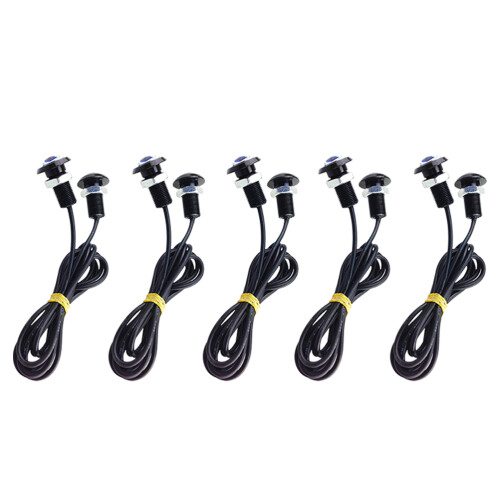 30Pcs Eagle Eye Car Lights Yellow Auto Accessory Durable Aluminum