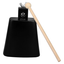 2Pcs Compact Black Metal Drum Cow Bell Drum Kit Accessories