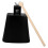 2Pcs Compact Black Metal Drum Cow Bell Drum Kit Accessories 1