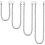 16Pcs Silver Metal Bag Chains Replacement Straps for Shoulder Handbags 1