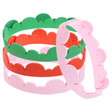 8Pcs Colorful Classroom Bulletin Board Borders with Scalloped Design