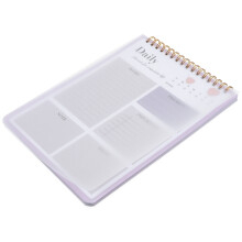 2Pcs Purple Efficient Calendar Date Plan Pad for Daily Academic Use