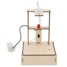 DIY Infrared Sensor Water Dispenser Model Science Experimental Tool Kit for Learning Wooden Puzzle Games