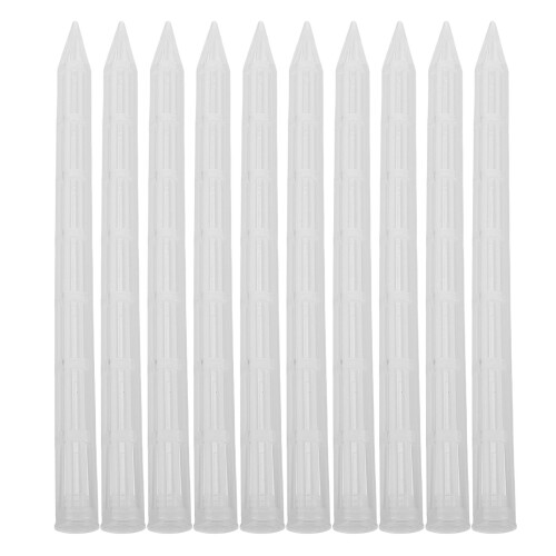 40Sets White Durable Aeration Stakes for Potted Plant Root Care