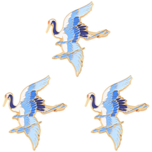 12Pièces Broches Costume En Grue Accessoires