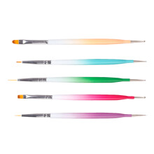 5Sets Nagelbürste & Stifte Für Tragbares Nageldesign