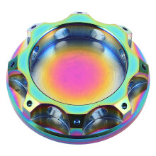 3Pcs Alloy Car Oil Caps Multi-Color Durable Replacement Oil Fill Caps