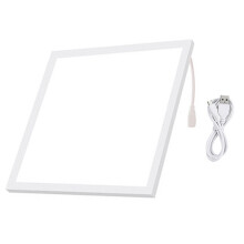 2Ensembles Lampes LED Panneaux Portables Blanches Pour