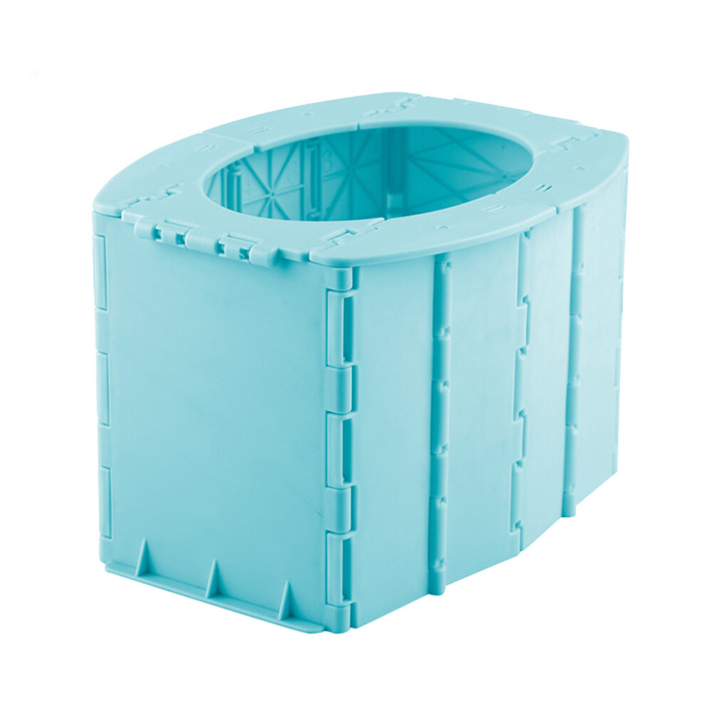 Villcase 2Pcs Foldable Baby Toilet Portable Blue Travel Potty For Car And Home