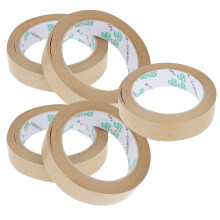 10Stk Umweltfreundliches Braunes Kraftpapier Band Paketklebeband
