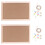 2Pcs Decorative Cork Bulletin Boards Easy Install Cork Memo Boards 1