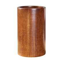 3Pcs Compact Coffee Wooden Cutlery Container Flatware Pen Holder