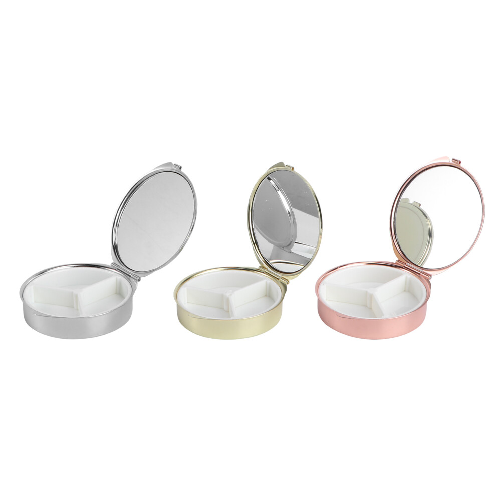 Solustre 6Pcs Metal Portable Medicine Organizer Storage Case Lock