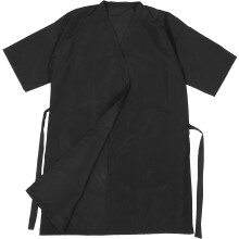 15Pcs Black Hairdressing Capes Salon Gowns Breathable Haircut Smocks