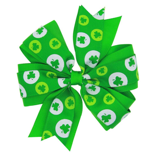 3Pièces Barrettes Saint-Patrick Vertes Durables Pour Enfants
