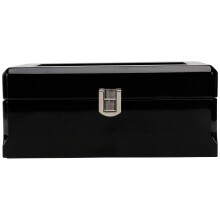 2Pcs Elegant Wooden Watch Case Black Storage Box for Wristwatch