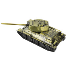 2St Gouden Metaal Tank Sieraad Retro Stijl Desktop Ornament