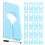 60Pcs Plastic Closet Rack Separators with Writable Blank Tags 1