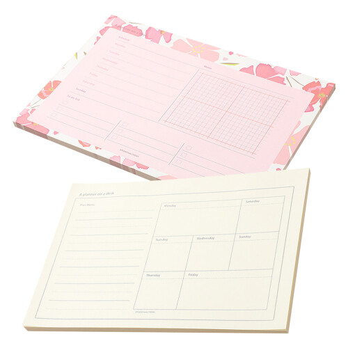 6Pcs Writing Notebook Planner Notepad for Home Office Assorted Colors