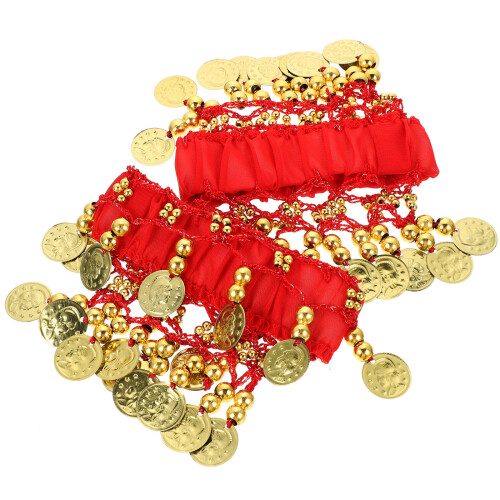 4Pcs Dance Anklets Coin Ankle Bracelets for Dance Parties