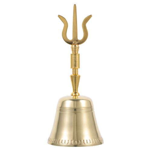 2Pcs Copper Handbell Buddha Bell for Home & Temple