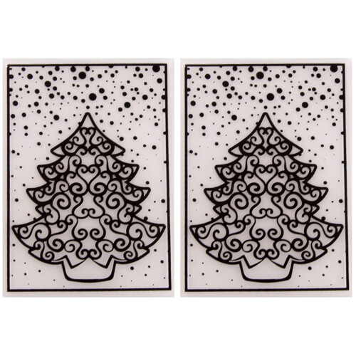 4Pcs DIY Stencil Plastic Embossing Templates for Scrapbooking Art