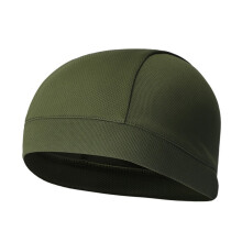 2Pcs Quick Dry Dark Green Cycling Caps Sweat Absorbing Beanie for Men