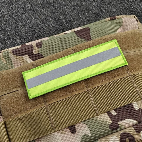 Reflective Double-Sided Fabric Patch Patch Identification Armband Outdoor Bag Clothing Accessories Medium 1