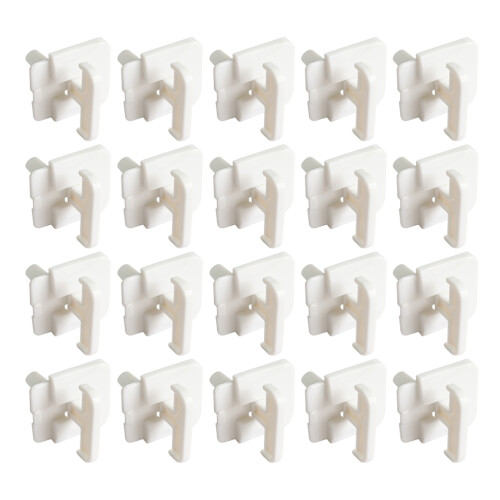 200Pcs Childproof USB Stopper Caps White Baby Safety Socket Covers