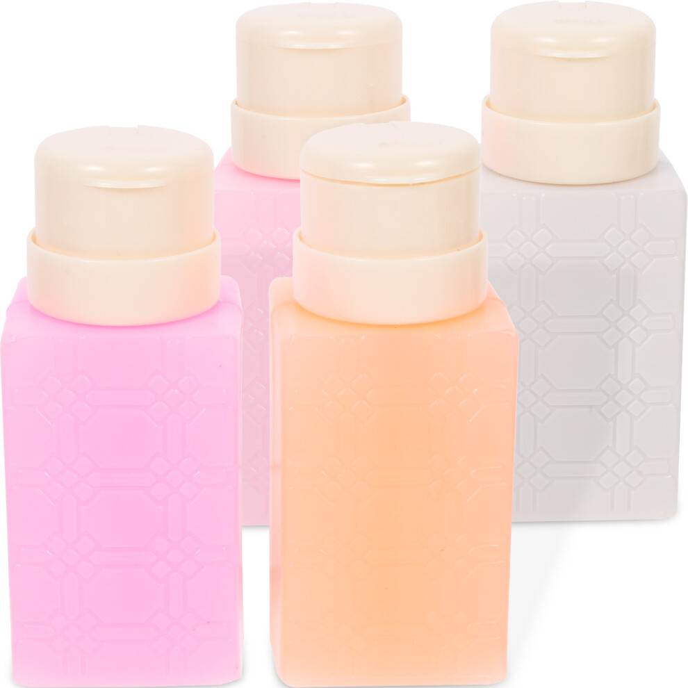Ohphcall 8Pcs Down Bottles Assorted Color For Nail Polish Storage
