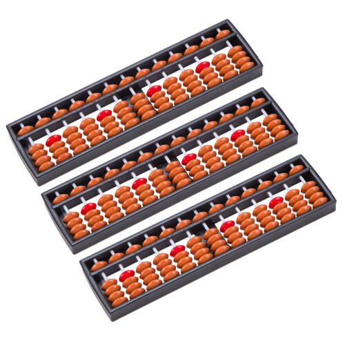 6Pcs Portable Educational Kids Abacus Assorted Color Counting Toy