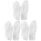 6Pairs White Waterproof Kitchen Arm Sleeves Elastic Disposable Guards 1