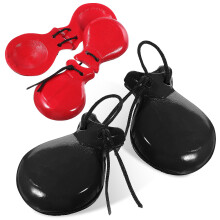 10Pairs Children Wooden Castanets Finger Percussion Musical Toy
