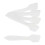300Pièces Spatules Plastique Transparent Pour 1