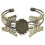 3St Gouden DIY Koperen Armband Basis Tijd Patch Bangle Dames 1