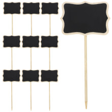 20Stk Kleine Schwarze Kreidetafeln Leicht Für Namen, Preise Und