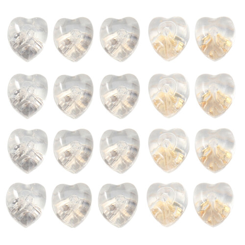 60Stk Strapazierfähige Ohrstecker Stopper Silikon Schmuck
