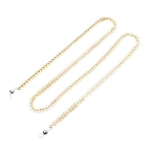 3Stk Goldene Eyeglass Chain Metall Für Stilvollen
