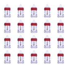 40Stk Lippenstift Röhrchen Pink Kunststoff Für DIY Kosmetik